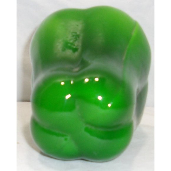 Beautiful Murano Style Encased Art Glass "Bell Pepper" 5 1/2" - Picture 8 of 10